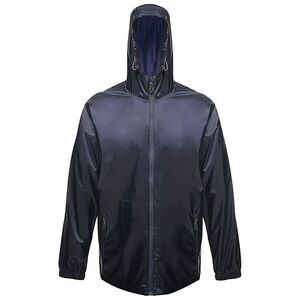 Regatta Pro Mens Packaway Waterproof Breathable Jacket / Navy